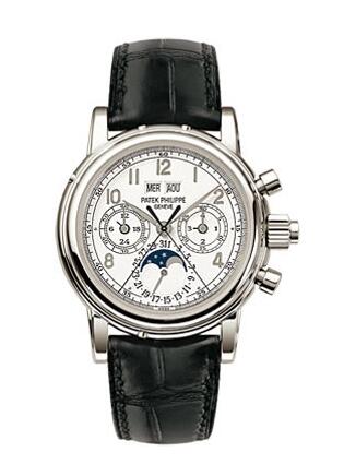 Replica Watch Patek Philippe 5004P-021 Grand Complications Perpetual Calendar Split Seconds Chronograph 5004